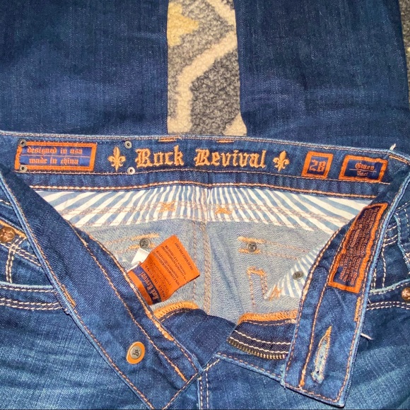 Rock Revival Gwen Boot Cut Jeans, Size 28. - Picture 6 of 6